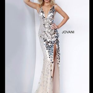 This is a steal!!! Jovani size 2-4. Worn once!